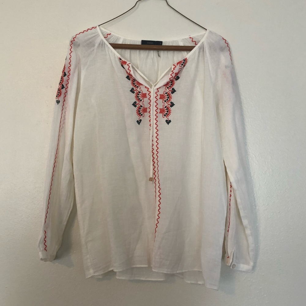 Lightweight Embroidered Blouse